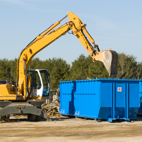 what size residential dumpster rentals are available in Jefferson County Pennsylvania